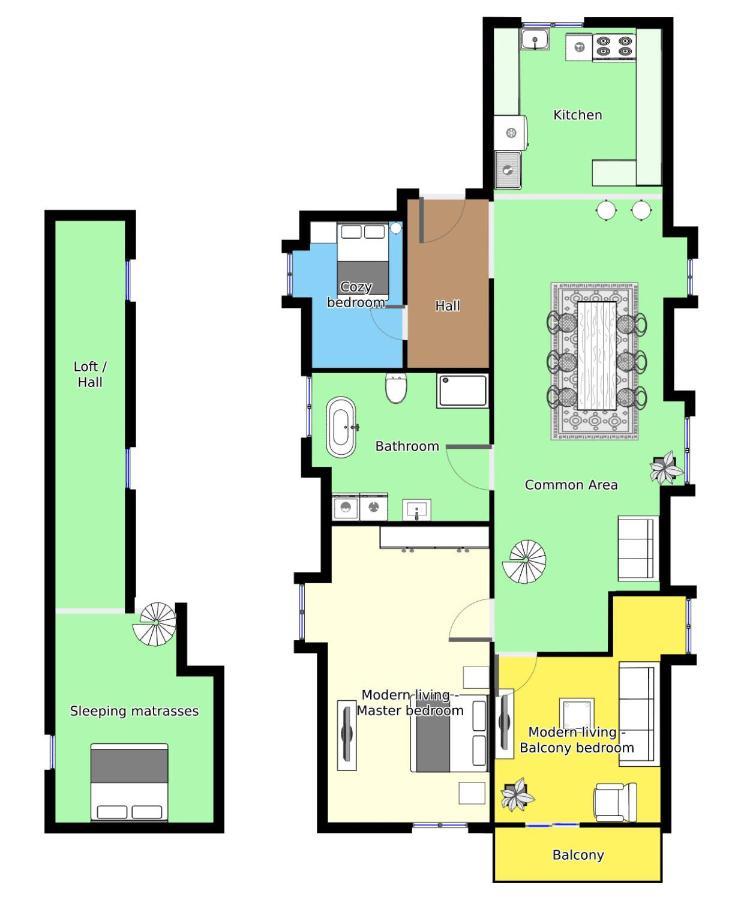 Aday - 3 Bedroom - Modern Living Apartment - Aalborg Center Esterno foto